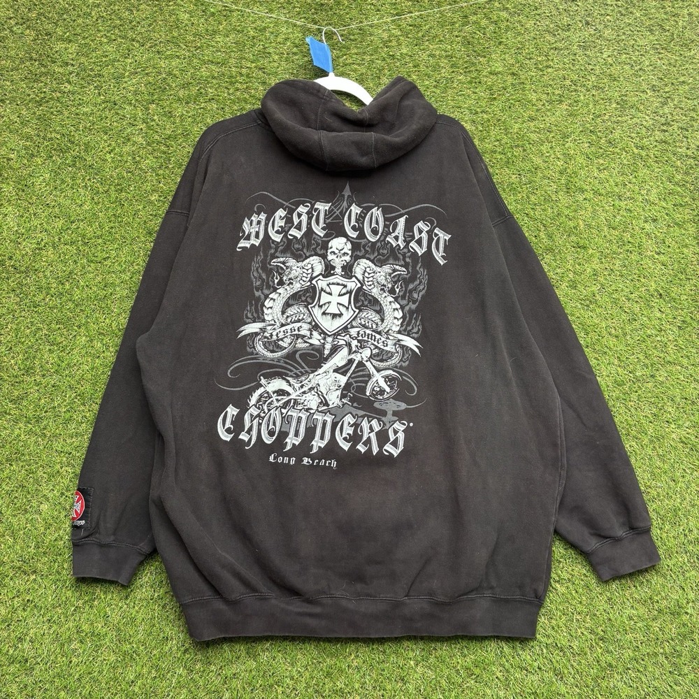 West Coast Choppers Hoodie Mens Large Gothic Graphic Jesse Pinkman Grunge y2k